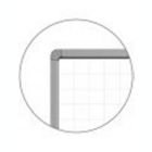 Alternate image 1 for Luxor 48" x 36" Mobile Magnetic Double-Sided Ghost Grid Whiteboard