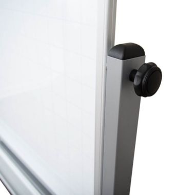 Luxor 48" x 36" Mobile Magnetic Double-Sided Ghost Grid Whiteboard. View a larger version of this product image.