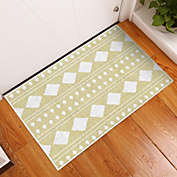 Sussexhome 2 x 3 Foot Heavy Duty Low Pile Rug Runner - Ultra-Thin Non Slip Area Rug - Washable Cotton Indoor Rug for Front Door Foyer Rug for Entryway