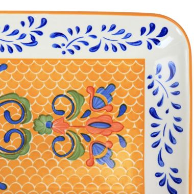 Laurie Gates Hand Painted Tierra Stoneware Serving Platter. View a larger version of this product image.