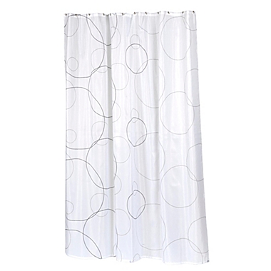 Carnation Home Extra Long "Faith" Fabric Shower Curtain 