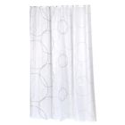 Alternate image 1 for Carnation Home Fashions E" x tra Long "Ava" Fabric Shower Curtain - Multi 70" x 84"