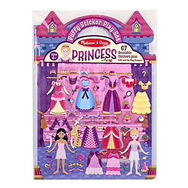 Melissa And Doug Princess Puffy Reusable Sticker Play Set. View a larger version of this product image.
