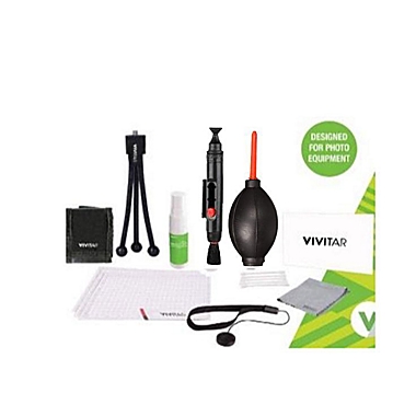 Vivitar 120 Led Video Conference Lighting Kit for Laptops and Monitors with Tabletop Tripod with Cleaning Kit. View a larger version of this product image.