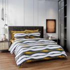 Alternate image 2 for Dolce Mela Home Decorative Duvet Cover Set, King Size 6 Piece Cotton Bedding, Moco - Dolce Mela