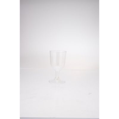 8 pack Clear Premium Quality Plastic Wine Glasses 236ml 