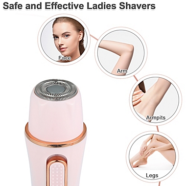 Unique Bargains Facial Hair Removal Kit for Women, 4 in 1 Hair Trimmer Hair  Remover for Eyebrow, Legs, Bikini, Nose, with USB Charger, Pink | Bed Bath  & Beyond