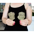 Alternate image 2 for Harry Potter Gold Hogwarts Houses Wall Hooks Storage Rack Organizer, Set of 4   Freestanding Hat And Coat Rack Wall Mount, Home Decor Room Essentials   Official Wizarding World Gifts And Collectibles