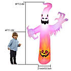 Alternate image 1 for CAMULAND 8FT Inflatable Halloween Hunting Ghost Blow Up,8FT