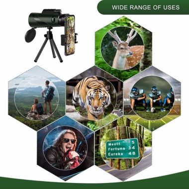 Stock Preferred Monocular Telescope in Green. View a larger version of this product image.