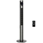 Alternate image 0 for HOMCOM 46" Tower Fan Cooling with Air Filter, Oscillating, 3 Speed, 12h Timer, Remote Controller, for Bedroom, Black