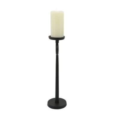 Kingston Living 17" Black Pillar Candle Holder. View a larger version of this product image.