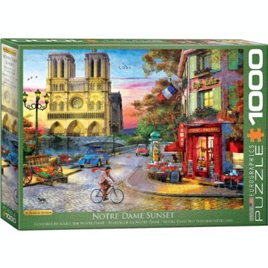 Eurographics - 1000 pc Puzzle (Notre Dame By Dominic Davison). View a larger version of this product image.