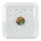 Alternate image 0 for Plastec Square Recycled Plant Saucer, Clear 14 Inches