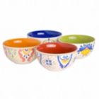 Alternate image 1 for Laurie Gates Tierra 4 Piece 6 Inch Stoneware Cereal Bowl Set in Assorted Designs