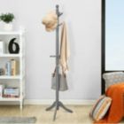 Alternate image 3 for Slickblue Adjustable Free Standing Wooden Coat Rack