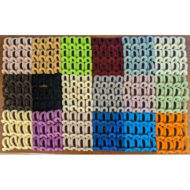 Joy Mangano 24 Pc Lot Cascading Mini Hooks in Black. View a larger version of this product image.