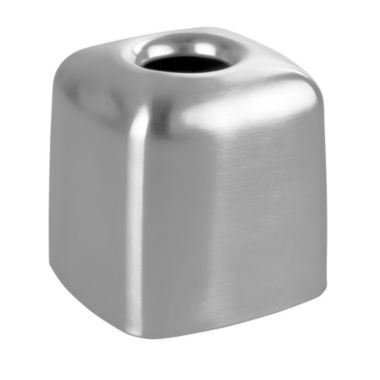 mDesign Metal Square Facial Tissue Box Cover Holder for Bathroom - Brushed. View a larger version of this product image.