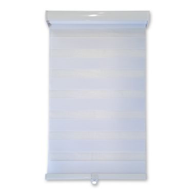 ITY Olivia Stone - 24" X 84" Alternate Blinds Window Shade Cordless White. View a larger version of this product image.