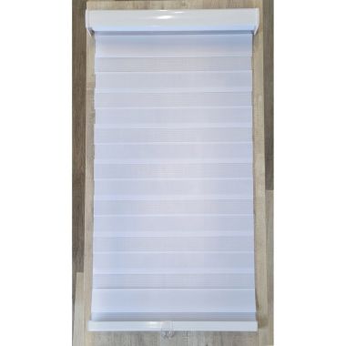 ITY Olivia Stone - 24" X 84" Alternate Blinds Window Shade Cordless White. View a larger version of this product image.
