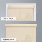 Alternate image 1 for Linen Avenue Custom Cordless Cassette 5% Solar Roller Shade, 28  W x 66 H Sand