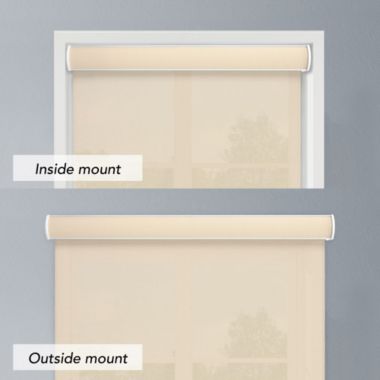 Linen Avenue Custom Cordless Cassette 5% Solar Roller Shade, 28  W x 66 H Sand. View a larger version of this product image.