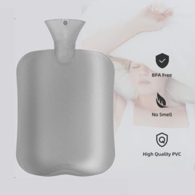 EBF Home Hot Water Pack,  Hot Water Bottle Bag for Hot and Cold Compress, Hand Feet Warmer, Ideal for Menstrual Cramps, Neck and Shoulder Pain Relief. View a larger version of this product image.