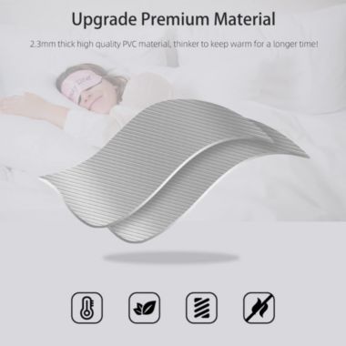 EBF Home Hot Water Pack,  Hot Water Bottle Bag for Hot and Cold Compress, Hand Feet Warmer, Ideal for Menstrual Cramps, Neck and Shoulder Pain Relief. View a larger version of this product image.