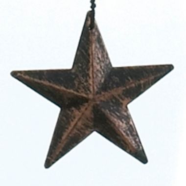 Zingz & Thingz 10.5" Bronze and Black Contemporary Stars Wind Chimes. View a larger version of this product image.