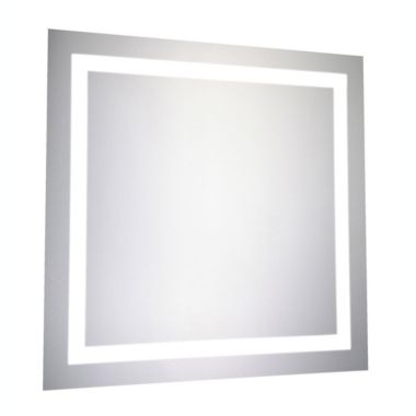 Elegant Decor Lighting LED Electric Mirror Square W28" H28" Dimmable 5000K. View a larger version of this product image.