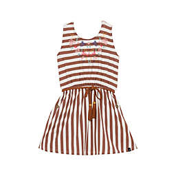 Deux par Deux Striped Dress With Pocket