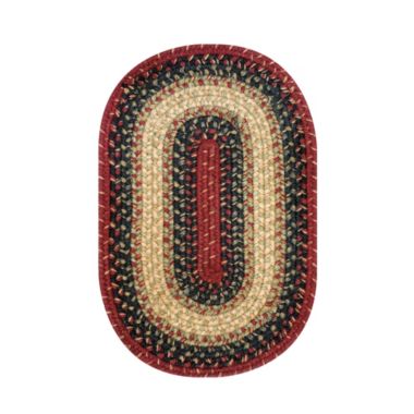 Home Spice Decor 13" x 19" Placemat Oval Highland Jute Braided Accessories - 4 Pack. View a larger version of this product image.