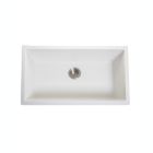 Alternate image 0 for Friho Unisex White 33 Inch Quartz Single Bowl Undermount Drop In Kitchen Sink