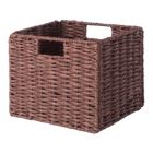 Alternate image 1 for Tessa 3-Pc Foldable Woven Rope Basket Set, Walnut