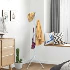 Alternate image 0 for Slickblue Stand Hat Coat Metal Rack with Folding Base-White