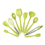Kitcheniva 10-Pieces Kitchen Silicone Cooking Utensil Kit Serving Tool, Green