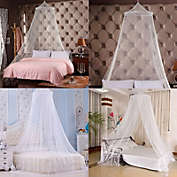 Eeekit  Mosquito Net Bed Queen Size Home Bedding Lace Canopy