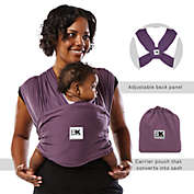 Baby K&#39;tan Pre-Wrapped Ready To Wear Baby Carrier  Eggplant M