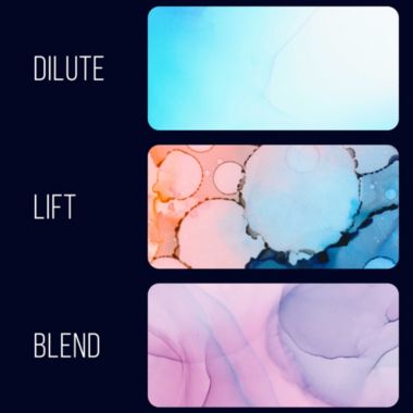 U.S. Art Supply Alcohol Ink Color Blender Solution, Large 4.2 Ounce Bottle - Alcohol-Based Dye Paint Blending Mixing Solution to Lighten, Blend, Dilute, Re-Wet, Remove, Lift Ink - Epoxy Resin Art. View a larger version of this product image.