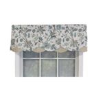 Alternate image 0 for RLF Home Gianna Petticoat Valance Spa. 3"Rod Pocket, Contrast Bottom fabric. 50"W x 15"L