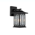 Alternate image 0 for ELE Light & Decor Windfall Black Outdoor Hardwired Wall Lantern Sconce with No Bulbs Included