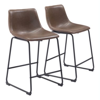 Slickblue Smart Counter Chair (Set of 2) Vintage Espresso. View a larger version of this product image.