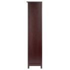 Alternate image 2 for Milan Narrow 4-Section Storage Shelf, Walnut
