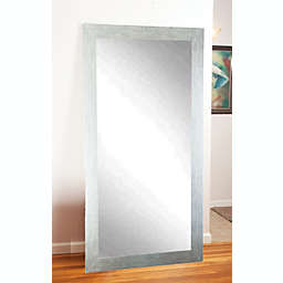 BrandtWorks Signature Silver Grain Finish Floor Mirror with 3