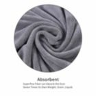 Alternate image 1 for Infinity Merch Large Microfiber Bath Towel in 6-Pieces Coral, Blue & Gray