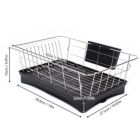 Alternate image 3 for Kitcheniva Kitchen Dish Cup Drying Rack Stainless Steel Sink Dish