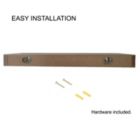 Alternate image 2 for ITY International - Mini Individual Wooden Floating Shelf, 12" x 5.1" x 1.5",White