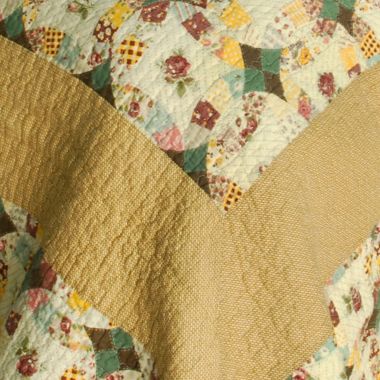Blancho Bedding Autumn in Countryside Cotton 3PC Vermicelli-Quilted Patchwork Quilt Set (Full/Queen Size). View a larger version of this product image.