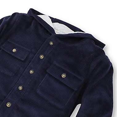 Hope & Henry Boys&#39; Hooded Button Down Shirt Jacket, Infant, 3-6 Months. View a larger version of this product image.