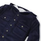 Alternate image 3 for Hope & Henry Boys&#39; Hooded Button Down Shirt Jacket, Infant, 3-6 Months
